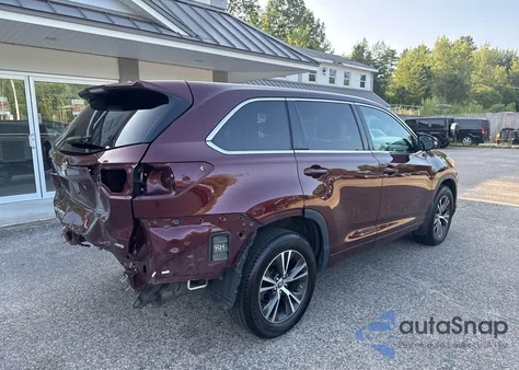 2017 Toyota Highlander Le/Le Plus from USA, damaged, VIN 5TDBZRFH9HS475719